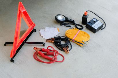 Emergency tools for a semi