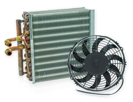 AC Auxiliary Pancake Fan Evaporator