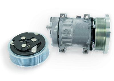 AC Sanden Compressor and Clutch