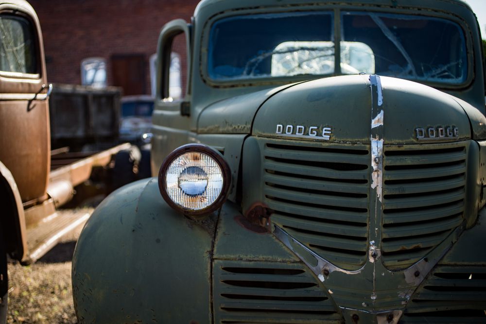 Antique Dodge pickup truck