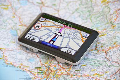 GPS and a map
