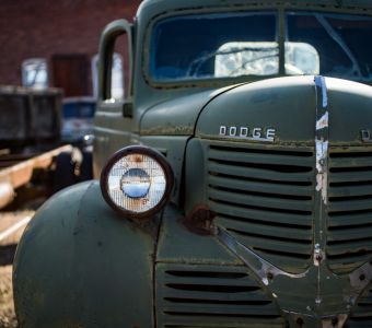 Antique Dodge pickup truck